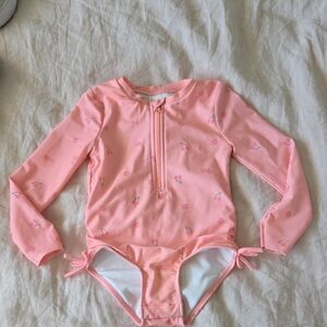 Carter's Pink Floral Kids Rashguard